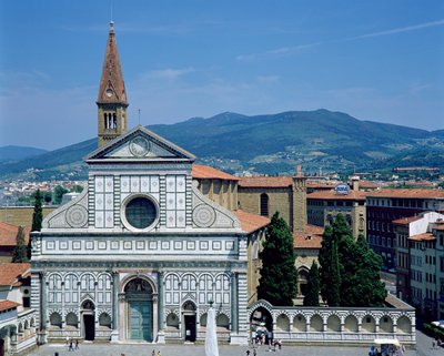 Ansicht von Santa Maria Novella, c.1450-70 von Leon Battista Alberti